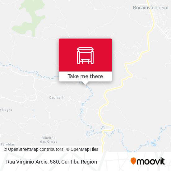 Rua Virgínio Arcie, 580 map