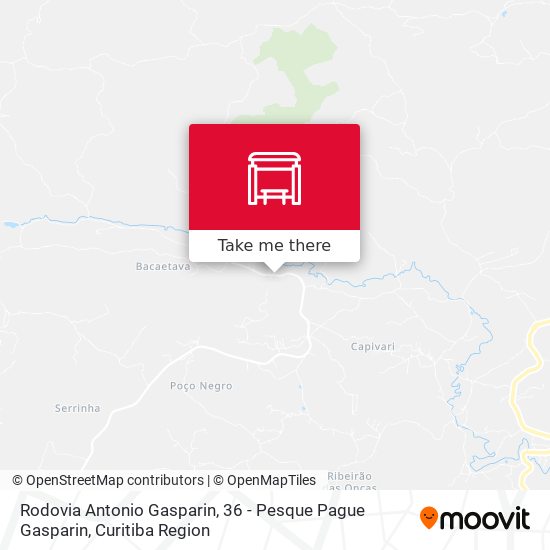 Rodovia Antonio Gasparin, 36 - Pesque Pague Gasparin map