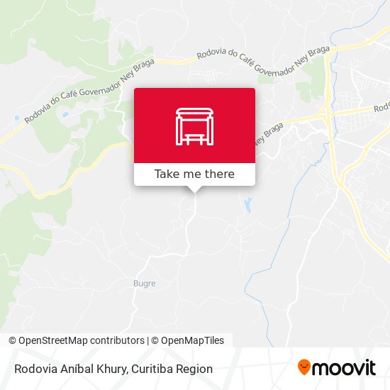 Rodovia Aníbal Khury map