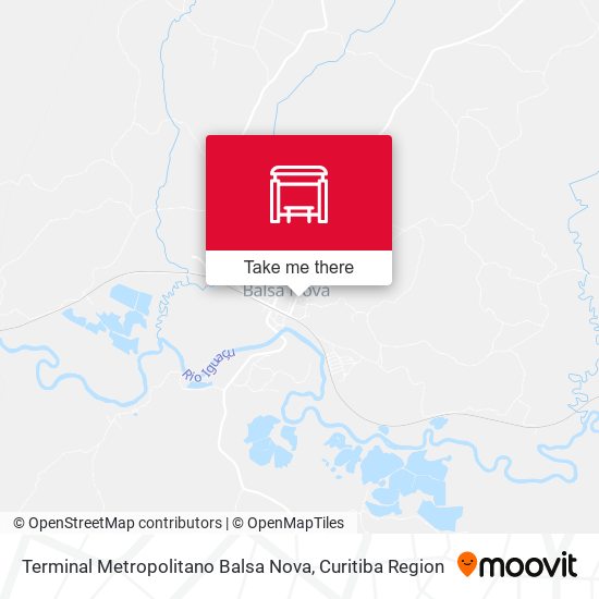 Terminal Metropolitano Balsa Nova map