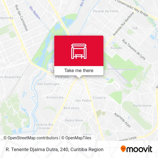 R. Tenente Djalma Dutra, 240 map