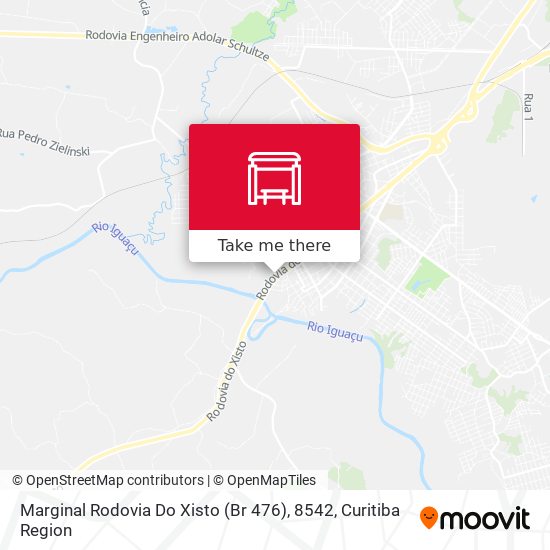 Marginal Rodovia Do Xisto (Br 476), 8542 map