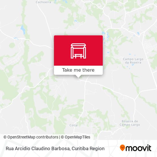 Rua Arcidio Claudino Barbosa map