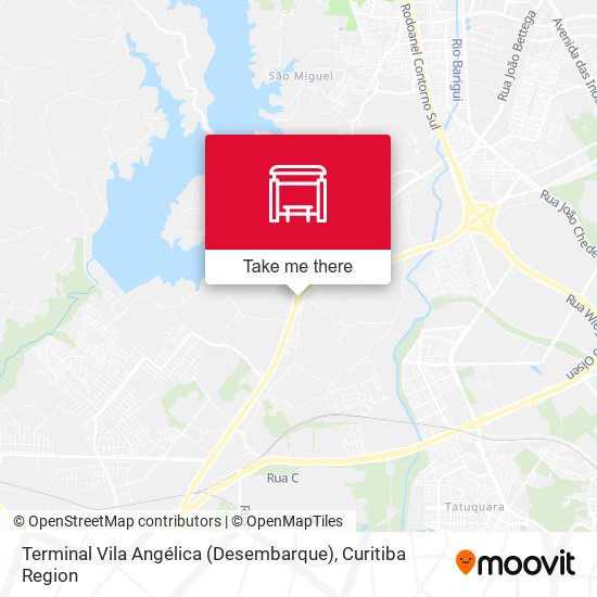 Mapa Terminal Vila Angélica (Desembarque)