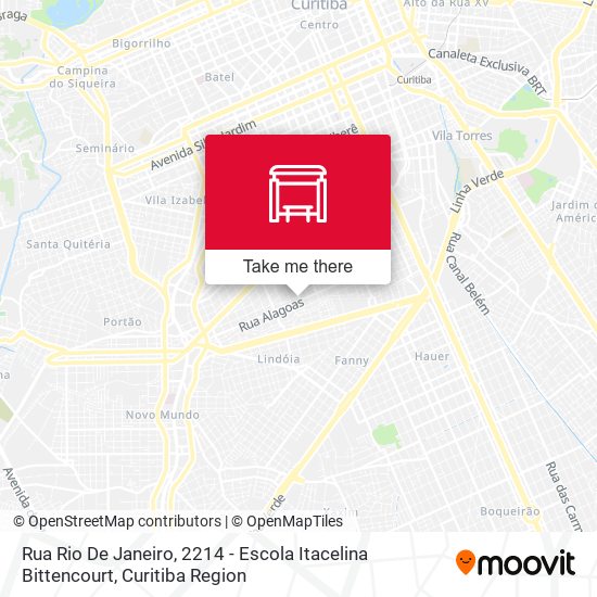 Rua Rio De Janeiro, 2214 - Escola Itacelina Bittencourt map