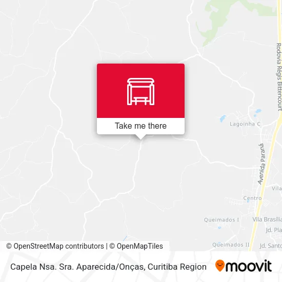 Capela Nsa. Sra. Aparecida / Onças map