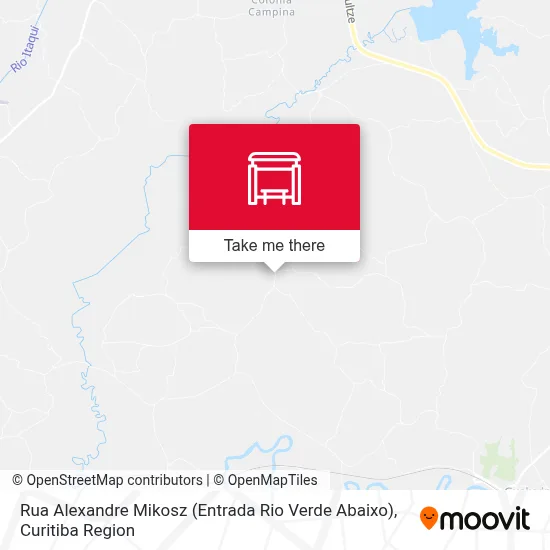 Rua Alexandre Mikosz (Entrada Rio Verde Abaixo) map
