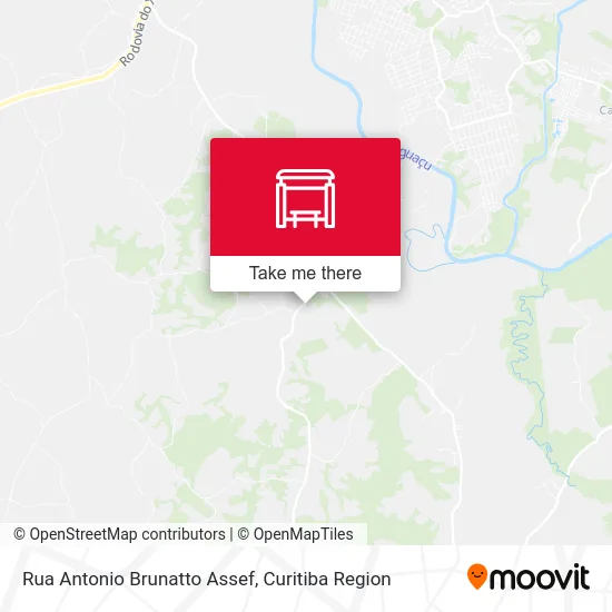Rua Antonio Brunatto Assef map