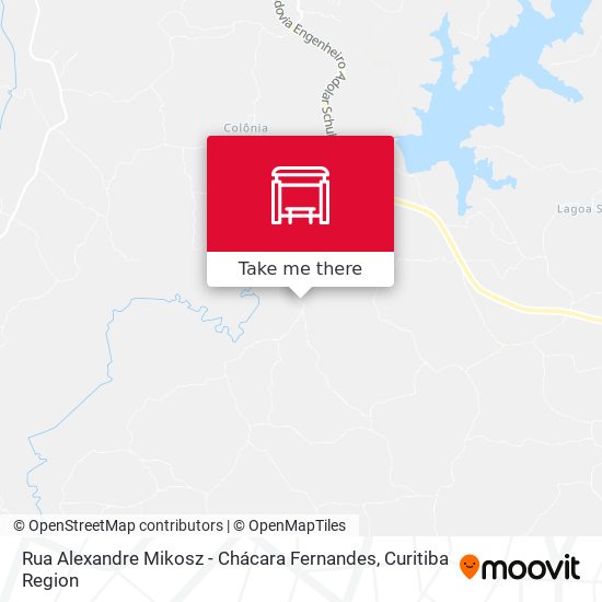 Mapa Rua Alexandre Mikosz - Chácara Fernandes