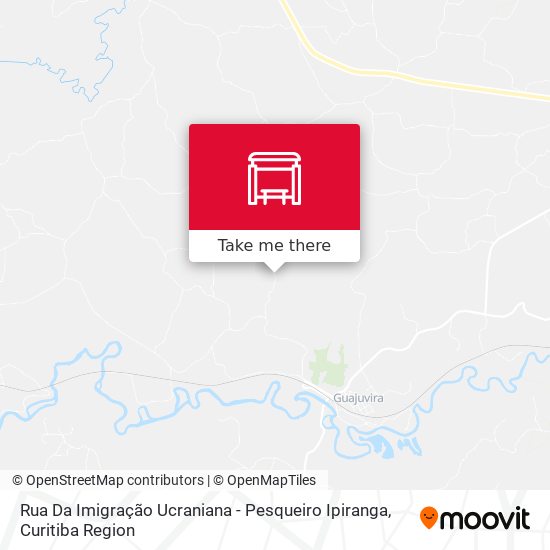 Rua Da Imigração Ucraniana - Pesqueiro Ipiranga map
