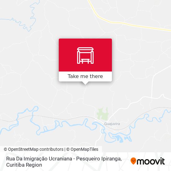 Rua Da Imigração Ucraniana - Pesqueiro Ipiranga map