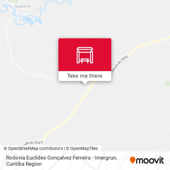 Rodovia Euclides Gonçalvez Ferreira - Imergrun map