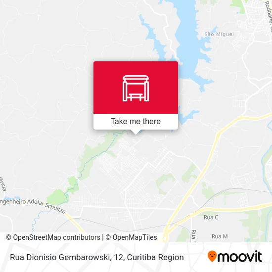 Rua Dionisio Gembarowski, 12 map