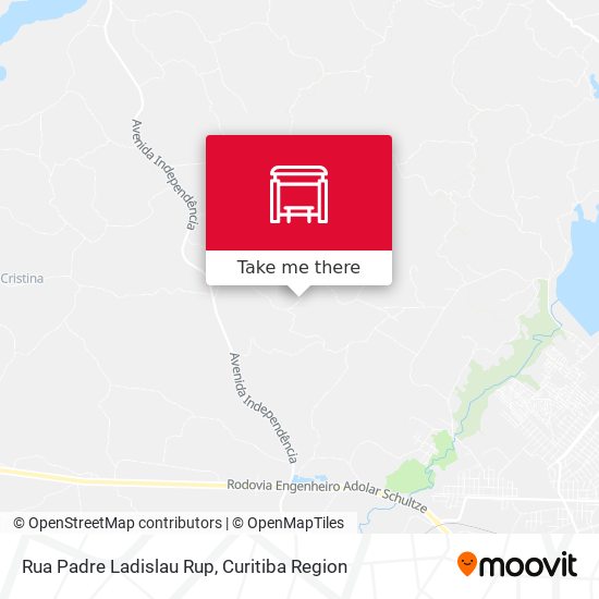 Mapa Rua Padre Ladislau Rup