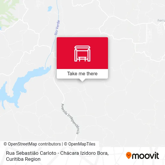 Rua Sebastião Carloto - Chácara Izidoro Bora map