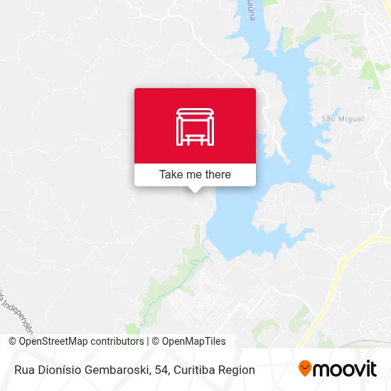 Rua Dionísio Gembaroski, 54 map