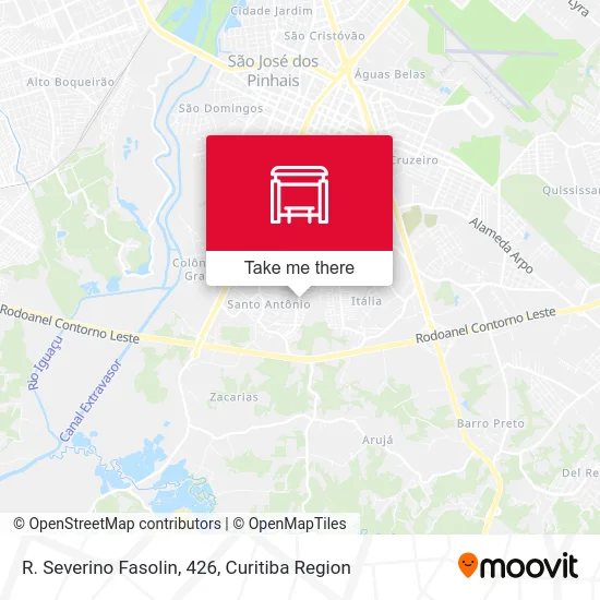 R. Severino Fasolin, 426 map