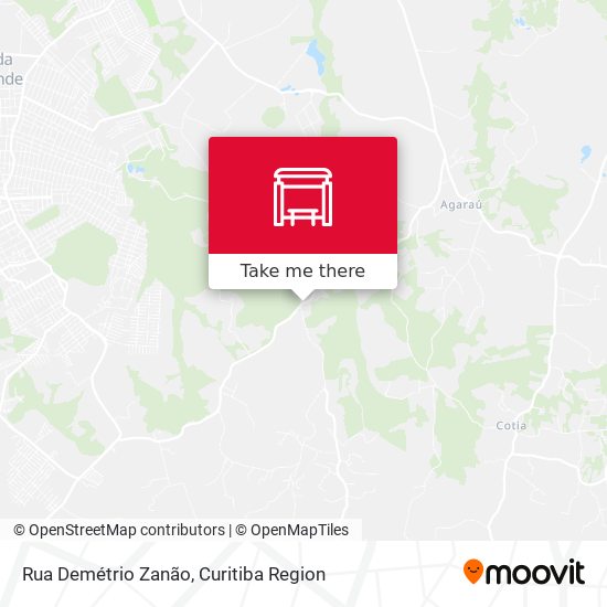 Mapa Rua Demétrio Zanão