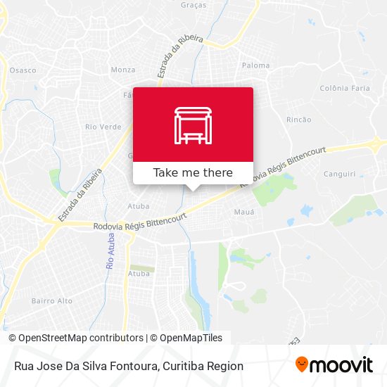 Mapa Rua Jose Da Silva Fontoura