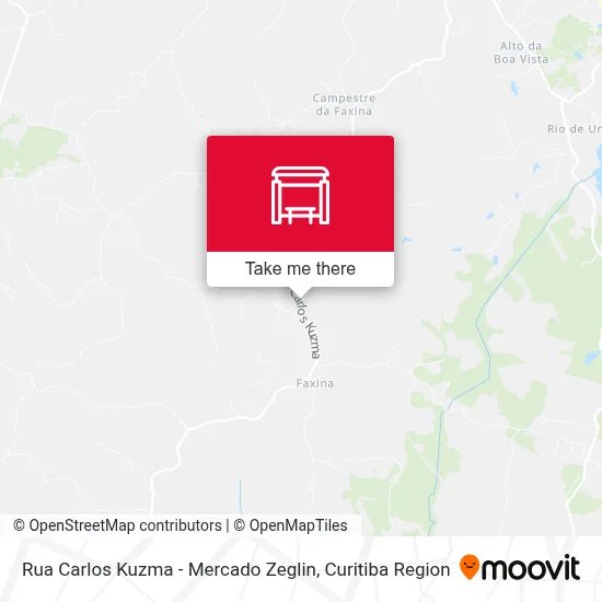 Rua Carlos Kuzma - Mercado Zeglin map