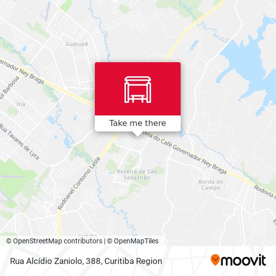 Rua Alcídio Zaniolo, 388 map