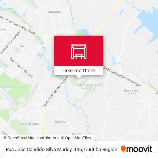 Rua Jose Candido Silva Muricy, 446 map