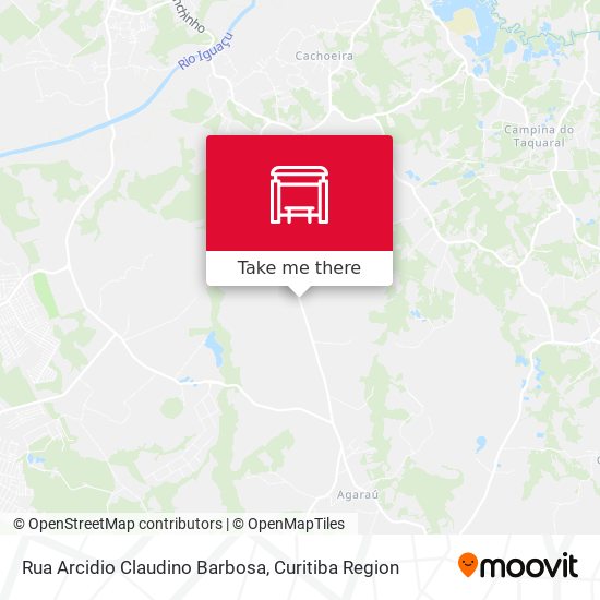 Rua Arcidio Claudino Barbosa map