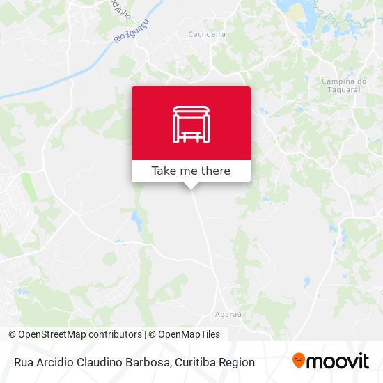 Rua Arcidio Claudino Barbosa map