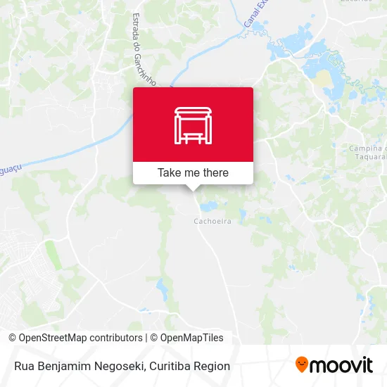 Rua Benjamim Negoseki map