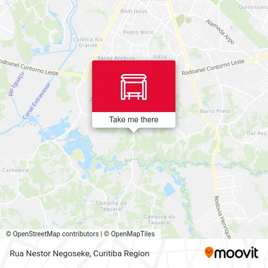 Rua Nestor Negoseke map