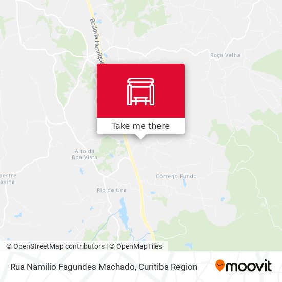 Rua Namilio Fagundes Machado map