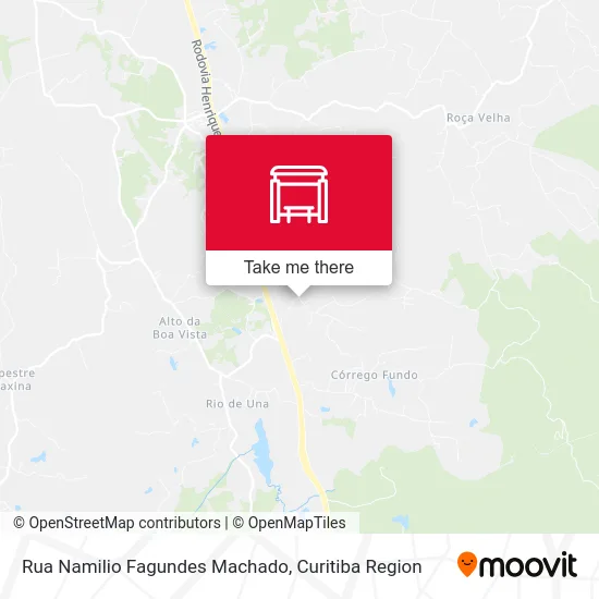 Rua Namilio Fagundes Machado map