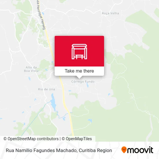 Rua Namilio Fagundes Machado map
