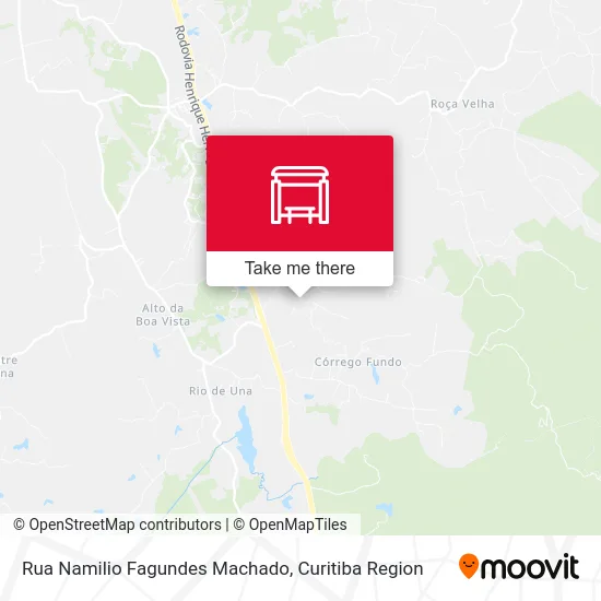 Rua Namilio Fagundes Machado map