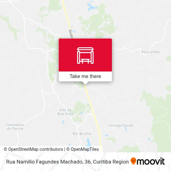 Rua Namilio Fagundes Machado, 36 map