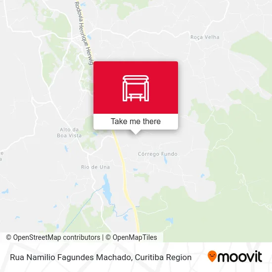 Rua Namilio Fagundes Machado map