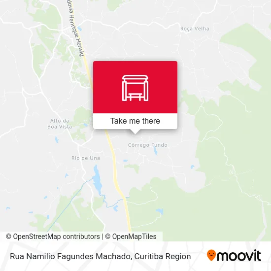 Rua Namilio Fagundes Machado map