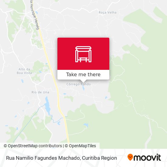 Rua Namilio Fagundes Machado map