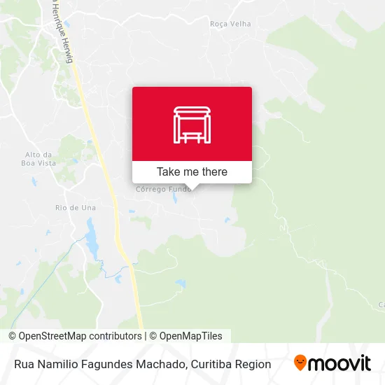 Rua Namilio Fagundes Machado map