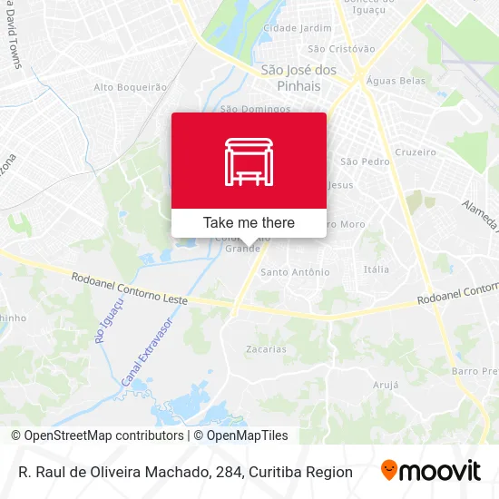 R. Raul de Oliveira Machado, 284 map