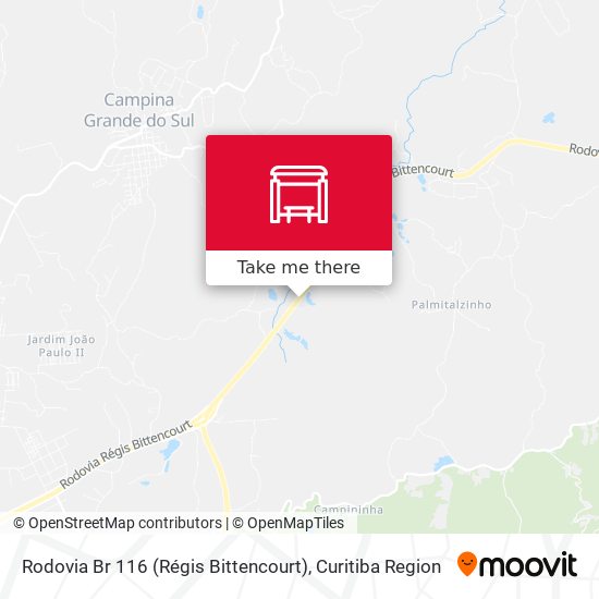 Rodovia Br 116 (Régis Bittencourt) map