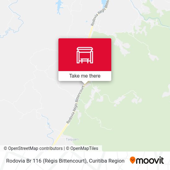 Rodovia Br 116 (Régis Bittencourt) map