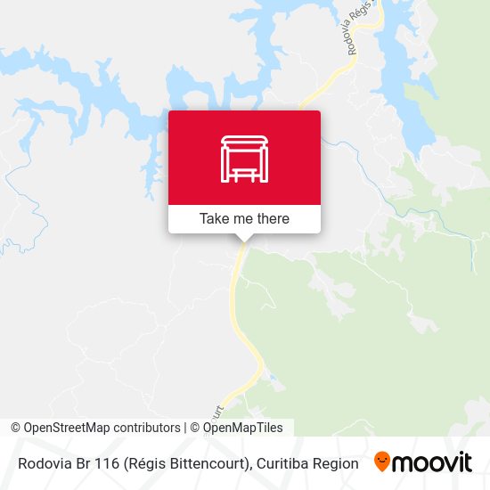 Rodovia Br 116 (Régis Bittencourt) map