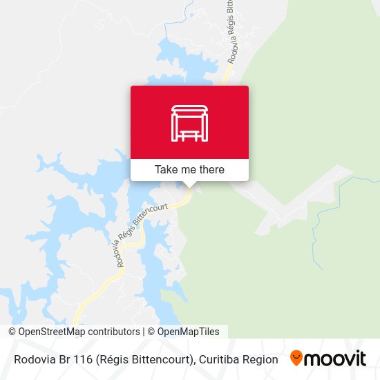 Rodovia Br 116 (Régis Bittencourt) map