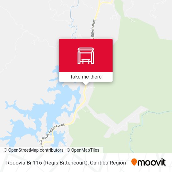 Rodovia Br 116 (Régis Bittencourt) map