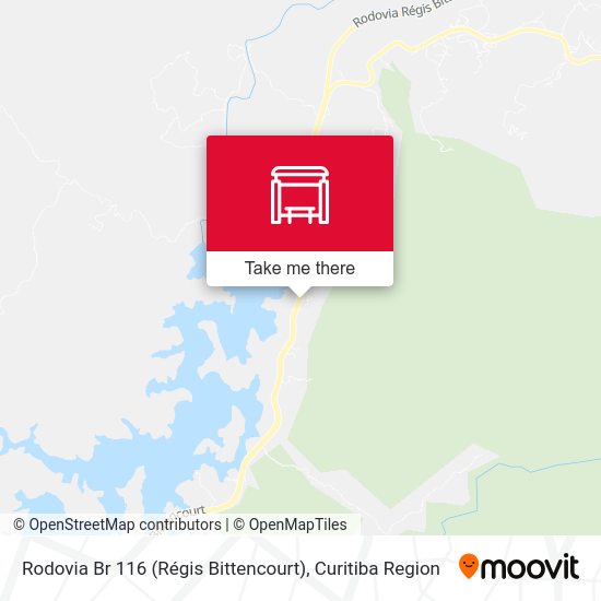 Rodovia Br 116 (Régis Bittencourt) map