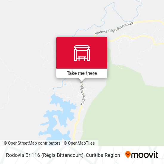 Rodovia Br 116 (Régis Bittencourt) map