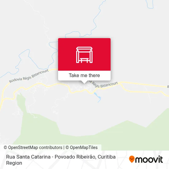 Rua Santa Catarina - Povoado Ribeirão map