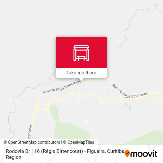 Rodovia Br 116 (Régis Bittencourt) - Figueira map