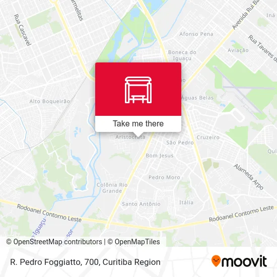 R. Pedro Foggiatto, 700 map